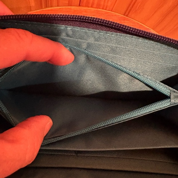 TRAVELON RFID blocking double zip clutch Wallet women’s - Picture 10 of 13